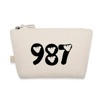 987 map Moorea - Organic Pouch - nature - Front