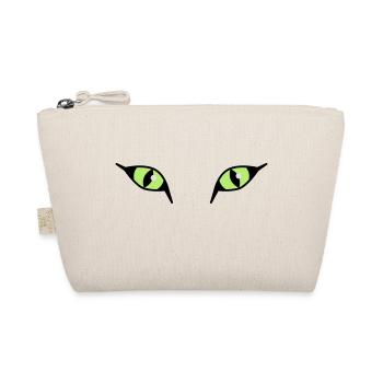 Cat's Eye 03 / Cat Eyes - Organic Pouch - nature - Front