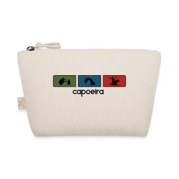Capoeira Tricolor Black Outline - Bio-Täschchen - Natur - Vorne