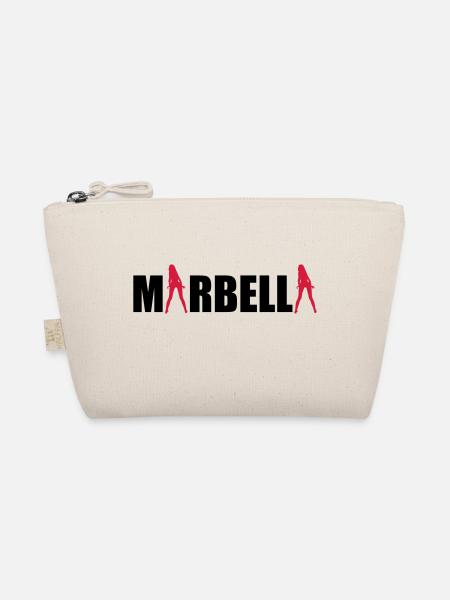 Marbella sexy Girls holiday Spain - Organic Pouch - nature - Front