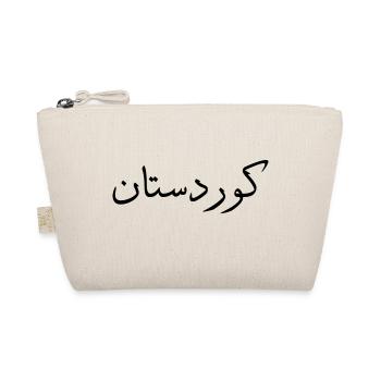 Kurdistan-FONT-K-Black - Bio-Täschchen - Natur - Vorne