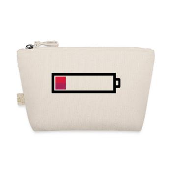 Leere Batterie - Bio-Täschchen - Natur - Vorne
