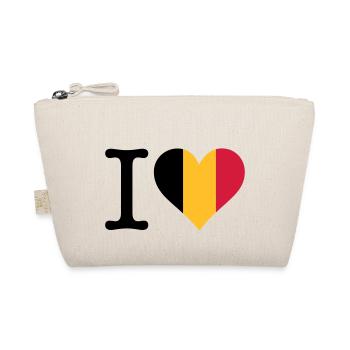 I Love Belgium - Organic Pouch - nature - Front