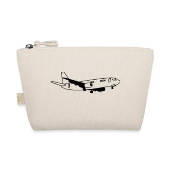 Flugzeug - Bio-Täschchen - Natur - Vorne