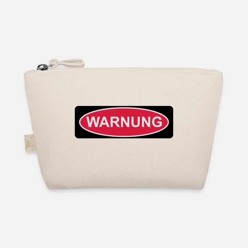 Warning Organic Pouch