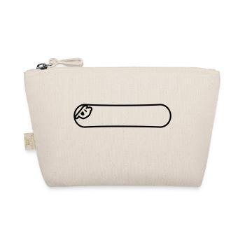 Snow boarder - Organic Pouch - nature - Front