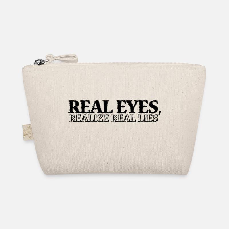 Real Eyes Realize Real... - Bio-Täschchen - Natur