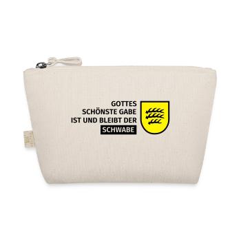 Gottes schönste Gabe ist und bleibt der Schwabe - Bio-Täschchen - Natur - Vorne