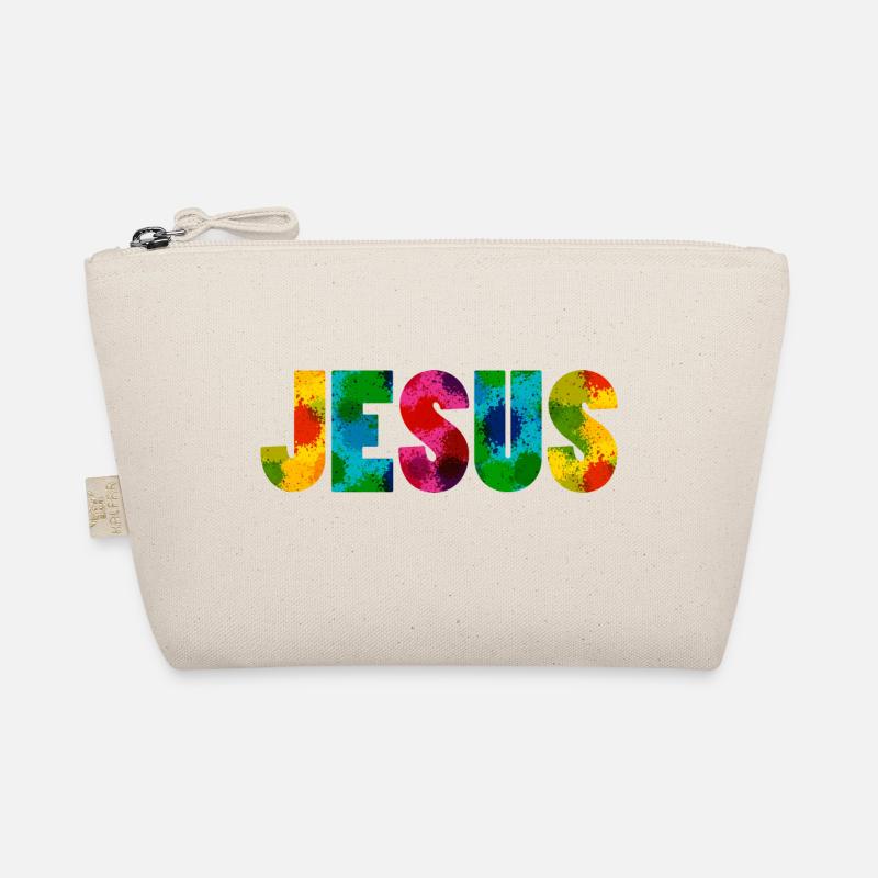 Jesus - Colourful - Bio-Täschchen - Natur