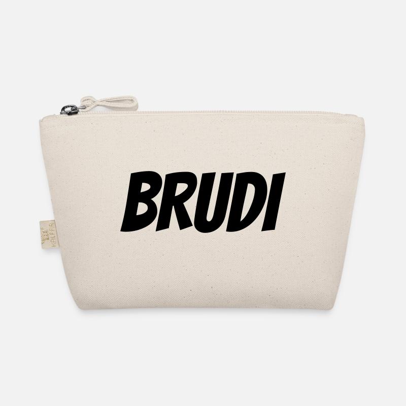 BRUDI x PARTY BRO - Bio-Täschchen - Natur