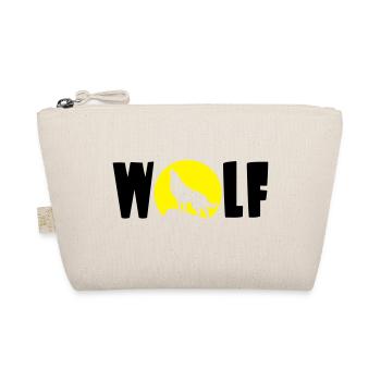 Wolf Mond - Bio-Täschchen - Natur - Vorne