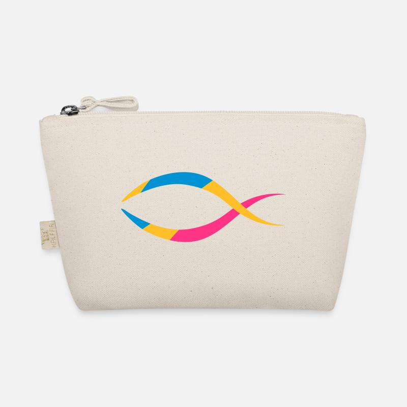 Das Fischsymbol - Bio-Täschchen - Natur