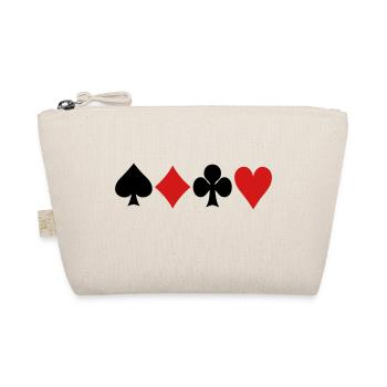 Karten - Poker - Bio-Täschchen - Natur - Vorne