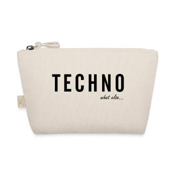 TECHNO ...what else - Bio-Täschchen - Natur - Vorne