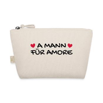 A Mann für Amore - Bio-Täschchen - Natur - Vorne
