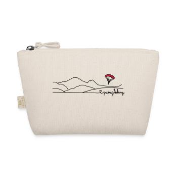 love paragliding (2farbig) - Bio-Täschchen - Natur - Vorne