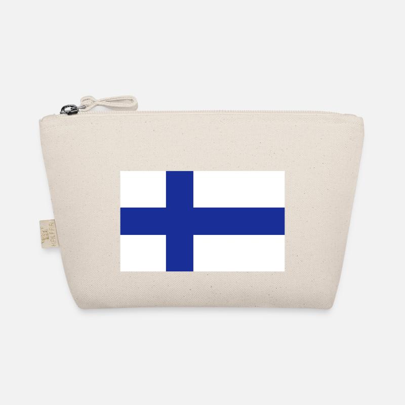 Nationalflagge von Finnland - Bio-Täschchen - Natur