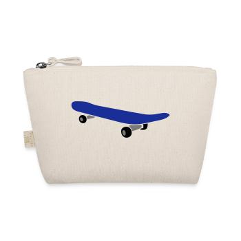 Skateboard - Bio-Täschchen - Natur - Vorne