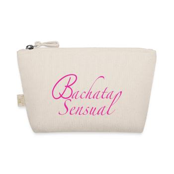 Bachata Sensual pink - Bachata Dance Shirts - Organic Pouch - nature - Front