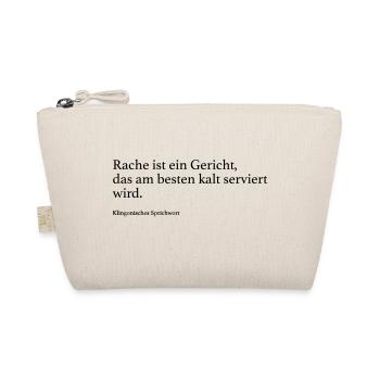Rache ist ein Gericht, das am besten kalt servier - Bio-Täschchen - Natur - Vorne