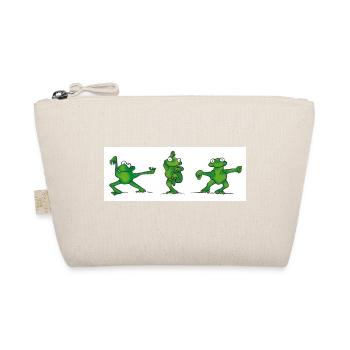 Sei kein Frosch - mach Tai Chi - Bio-Täschchen - Natur - Vorne