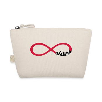 Infinity Schwester Sisters sisterlove Schwestern - Bio-Täschchen - Natur - Vorne