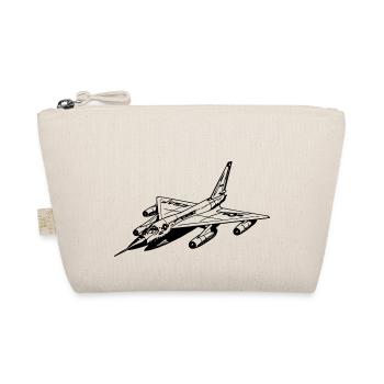 fighter jet - Organic Pouch - nature - Front