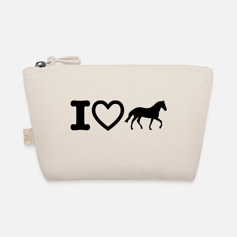i love horse - Bio-Täschchen - Natur