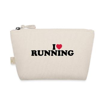 I love running - Bio-Täschchen - Natur - Vorne