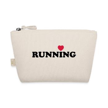 Love running - Bio-Täschchen - Natur - Vorne