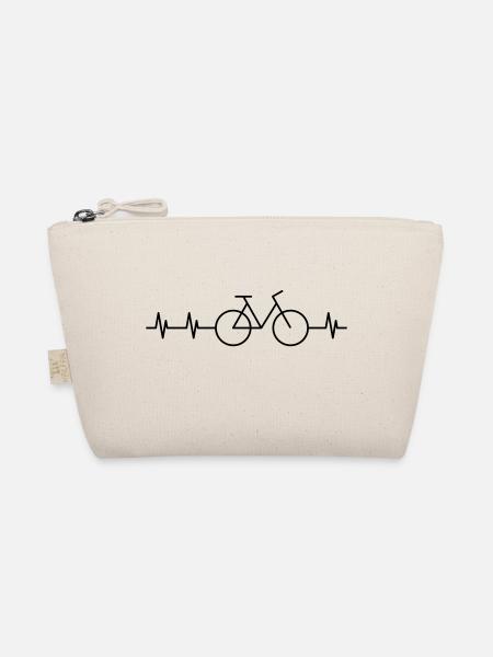 Fahrrad - Bio-Täschchen - Natur
