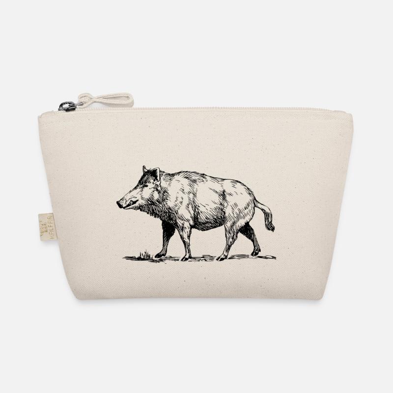 wild boar - Organic Pouch - nature