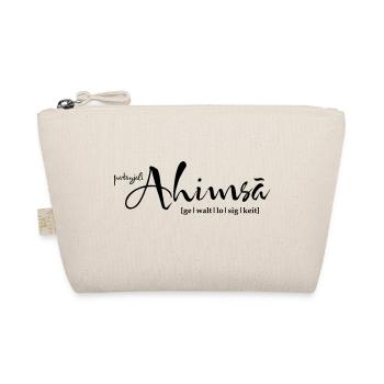 yoga ahimsa gewaltlosigkeit - Bio-Täschchen - Natur - Vorne