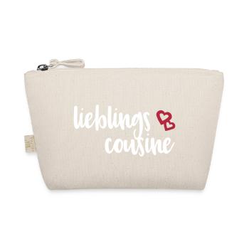 Lieblingscousine Cousine Cousinen Sprüche Geschenk - Bio-Täschchen - Natur - Vorne