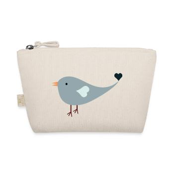 bird love - Bio-Täschchen - Natur - Vorne