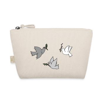 deaf pigeon dove animal animals wedding wedding1 - Organic Pouch - nature - Front