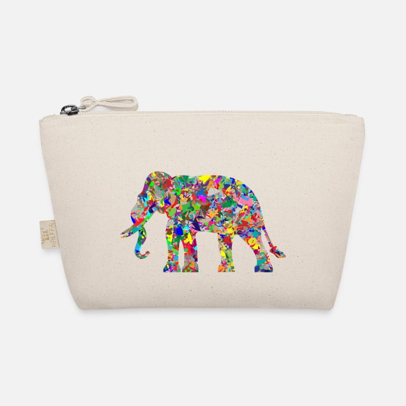 Elefant - Bio-Täschchen - Natur