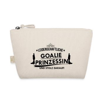 Leidenschaftliche Prinzessin Goalie - Bio-Täschchen - Natur - Vorne