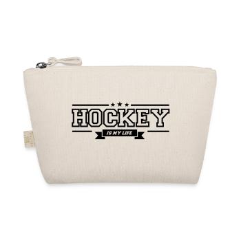 hockey is my life - Bio-Täschchen - Natur - Vorne