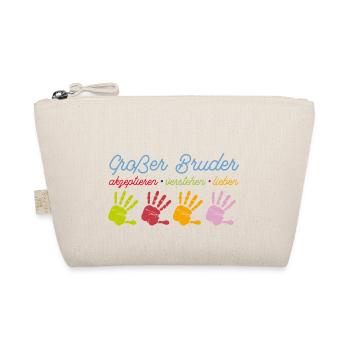 Grosser Bruder Großer Bruder T-Shirt - Bio-Täschchen - Natur - Vorne