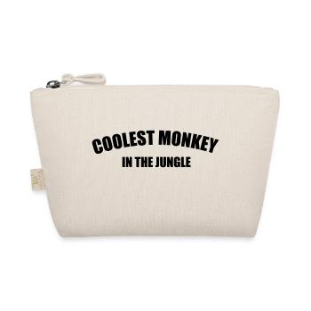 Coolest Monkey In The Jungle - Bio-Täschchen - Natur - Vorne