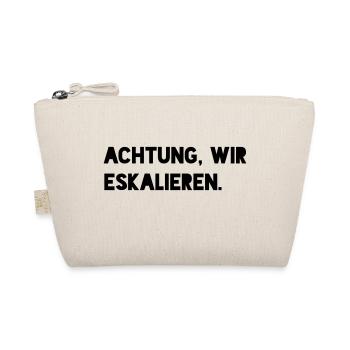 Eskalieren - Bio-Täschchen - Natur - Vorne