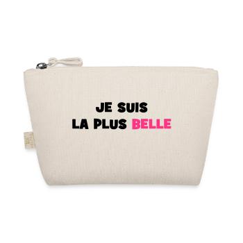 I am the most beautiful - Organic Pouch - nature - Front