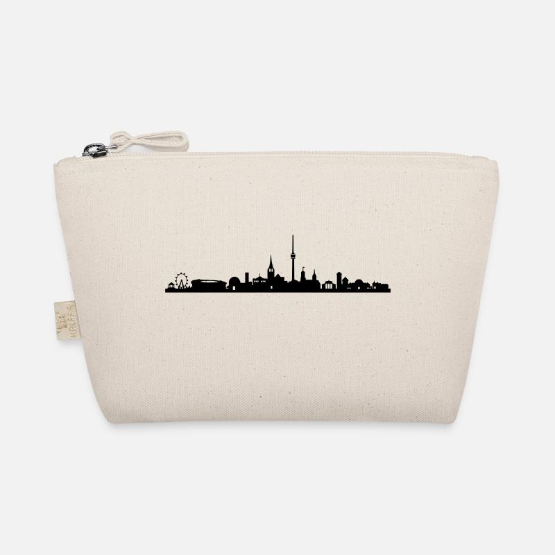 Skyline Stuttgart - Organic Pouch - nature
