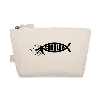 Cthulhu-Fisch - Bio-Täschchen - Natur - Vorne