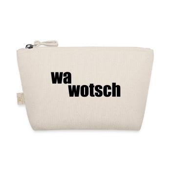wa wotsch - Organic Pouch - nature - Front