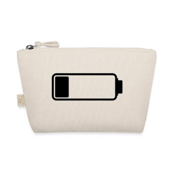 battery_empty__f1 - Bio-Täschchen - Natur - Vorne