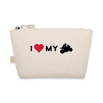 J'aime mon vélo - Trousse biologique - nature - Devant