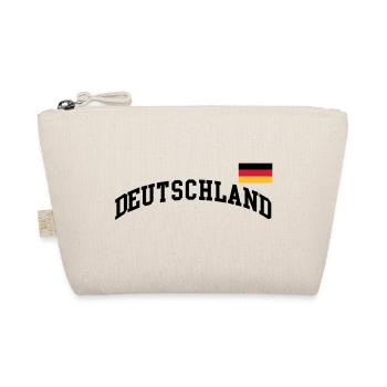 Deutschland Flagge - Germany-BRD-Fussball-soccer - Bio-Täschchen - Natur - Vorne