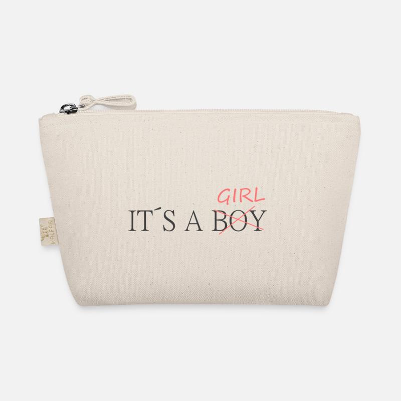 it´s a girl - Bio-Täschchen - Natur
